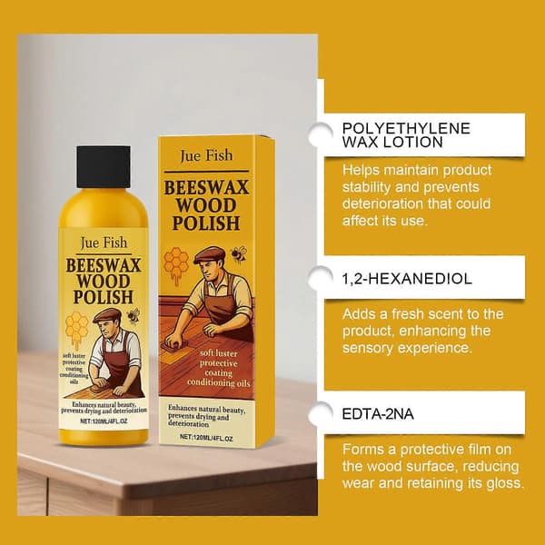 1-3x Möbelpolish Bivax Spray Långvarig Skyddande Polering för Kök 2pcs