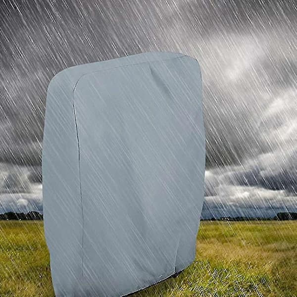 Skyddande överdrag, fällstolsskydd, trädgårdsmöbler, UV-skydd - B 71 * H 110 cm - grå
