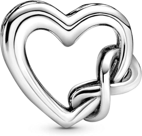 Handpärlat Löst Pärlhjärta Infinity Armband Berlock