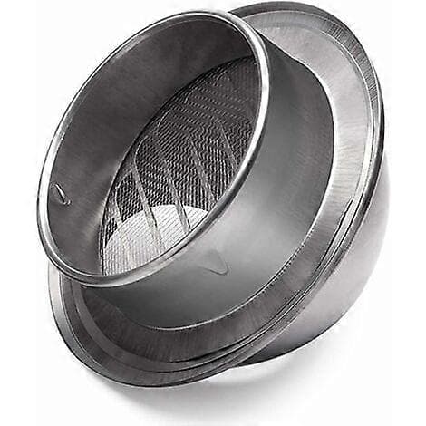 Ventilasjonsuttak Rund Ventilasjonsrist i Rustfritt Stål (150 mm)