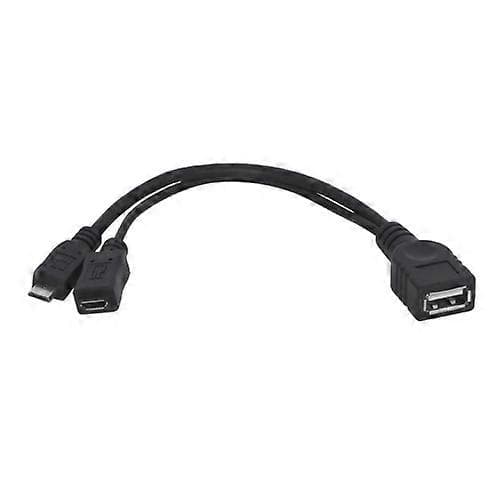 a2g Micro USB Host OTG-kabel med Micro USB-strøm til Samsung i9500 L4x i9100 i9300 i9220 i9250