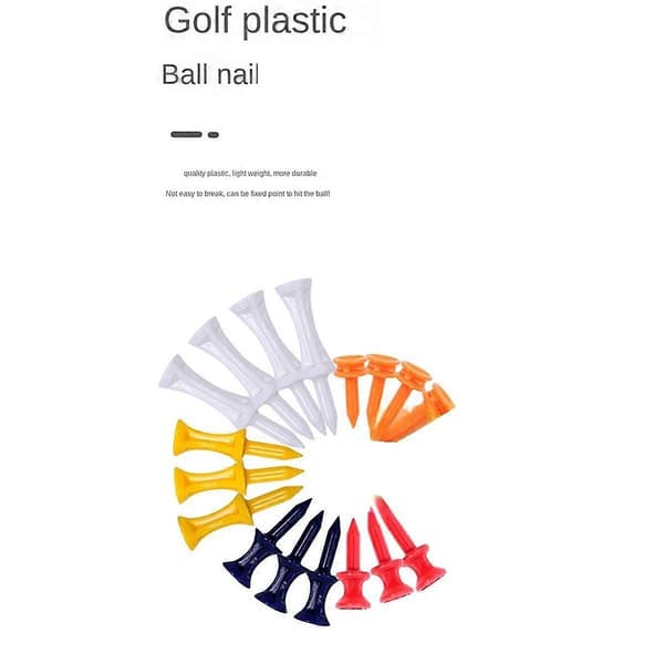 Golftillbehör Cup Tee Golf Tee Golf Limit Pin Plastbollhållare 37MM Blå