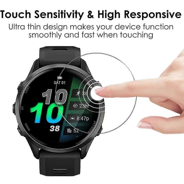 3 st för Garmin Forerunner 970 TPU klockskärmskydd 3D kant anti-rep hydrogelfilm