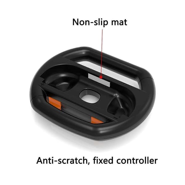 2 STK Racingratt for Switch 2-kontroller Spillgrep Håndtak Racinghjul for 2-kontroller