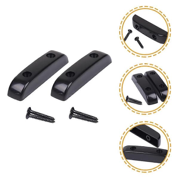 2 Set Basgitarr Gitarr Tumstöd Musikinstrumentdel Bas Dragstång Gitarr Fingerstöd