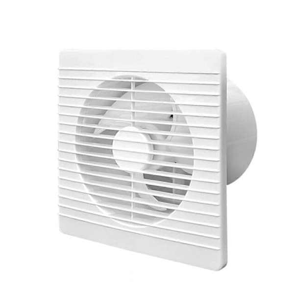Badeværelsesventilator 150 mm med kontraventil 156 m³/t rørventilator til badeværelse garage (6\")
