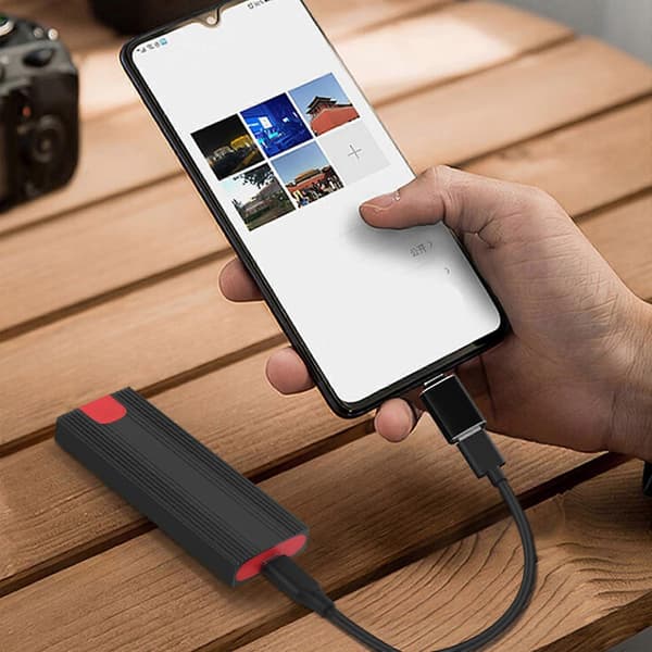 USB 3.2 Gen2 M.2 SSD-extern kapsling Box M.2 NVME PCIE Satas M Key hårddisk mobilfodral