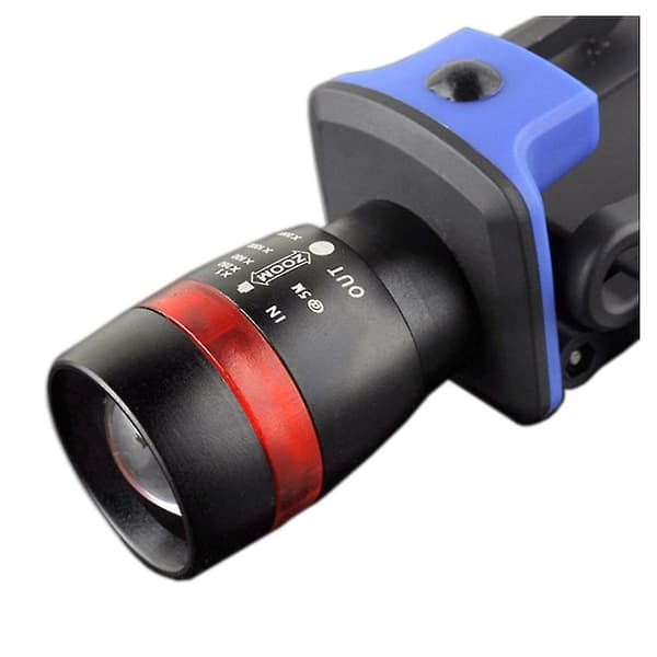 Xpe Led 120 Lumen 3 moduser vanntett zoombar klips-på caps hatt lykt hodelykt