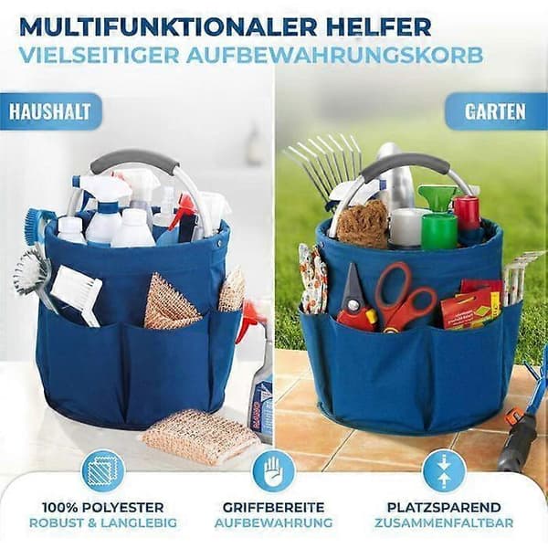 Trädgårdsförvaringsväska för multiverktyg (blå)
