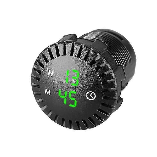 12V/24V Touch Digitalt Ur Passer Til Bil Båd Motorcykel LED Display Timer Minutter Bilpanel Elektronisk Ur Vandtæt