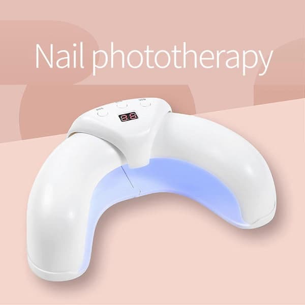 Hurtigtørrende neglelysapparat 30s/60s/90s lampe foldbar LED-tørrer til tånegle fingernegle foldbart neglelysapparat tørrer hurtigtørrende til salon 3pcs
