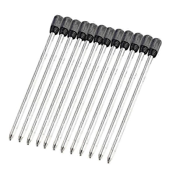 12 stk. kuglepenne-refiller til Cross-penne, fin spids pen-refill 7CM - sort blæk