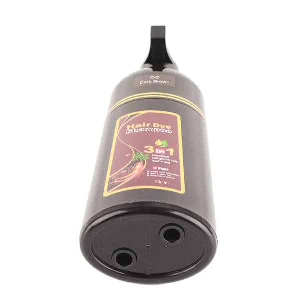 500 ml Hårfärgningsschampo — Unisex Örtbaserat Hårfärgningsschampo