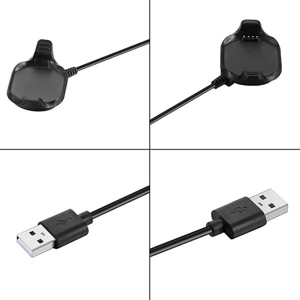 Bærbar ladeadapter for smartklokke USB-ladekabel for Approach S6 S5