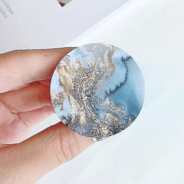 Cool Marmor Bärbar Popsocket Pop Sockets Passar Mobiltelefon Flexibel Telefonhållare