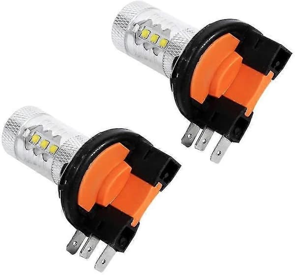 2 stk 80w H15 LED-pære Hvit Bilfrontlykt