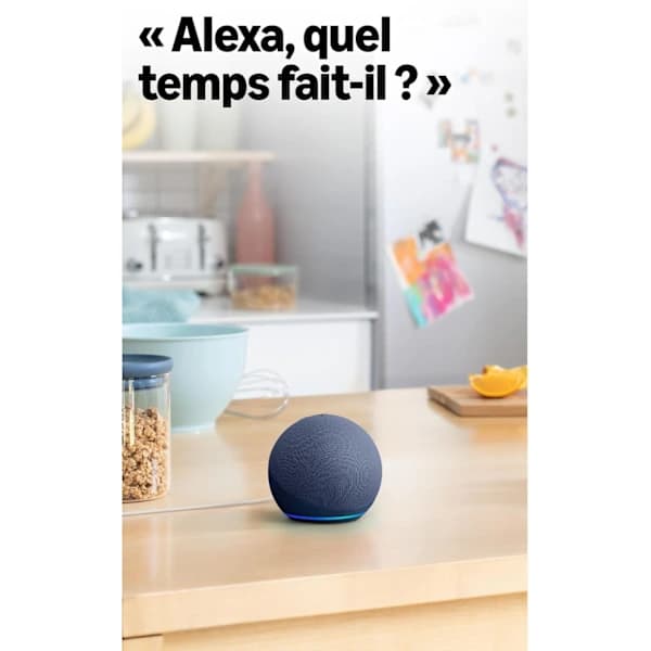 Stor Live Lyd Wi-Fi og Bluetooth Smart Højttaler med | Sort