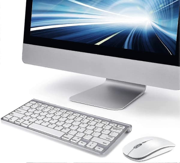 Langaton näppäimistö ja hiiri Apple iMacille, Windowsille tai Androidille (2.4G langaton)