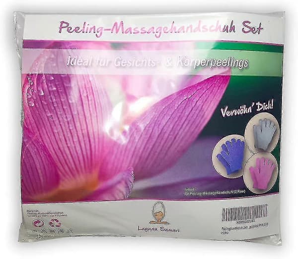 Peeling Handskesæt (3 Par) - Peeling Handske Til Ansigtspeeling Og Kropspeeling