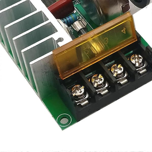 4000W AC 220V SCR Elektrisk Spenningsregulator Motor Hastighetskontroller Dimmer Dimming Hastighet