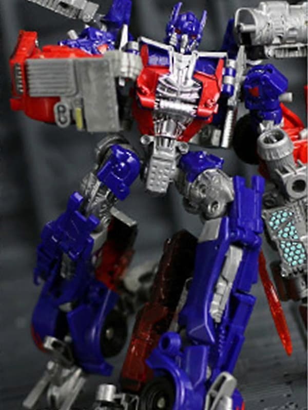 Optimus Warrior Transformers Legetøjsmodel i Aluminiumslegering Gave