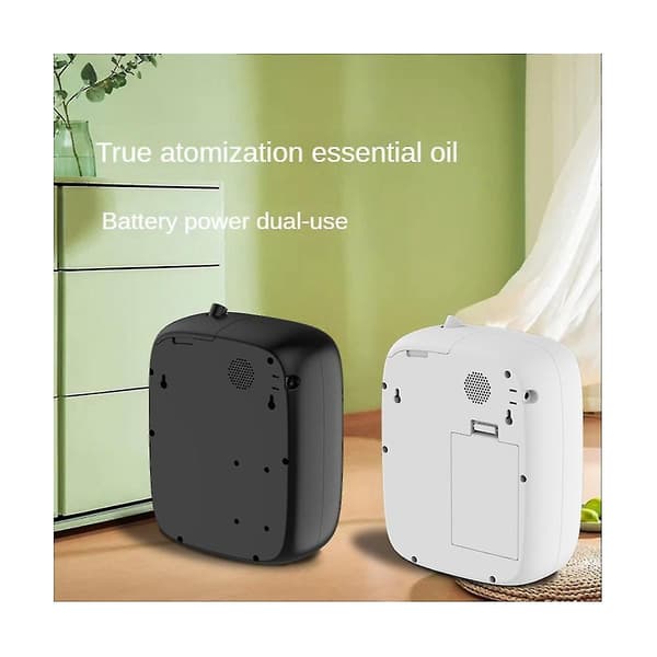 500ml Diffuser Hotell-luftfräschare Väggmonterad eterisk oljediffusor Vattenfri doftmaskin Svart