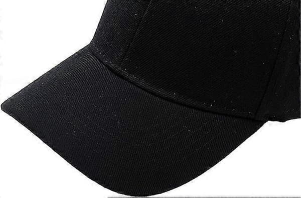 Baseballcaps for menn og kvinner - Klassisk justerbar ensfarget lue