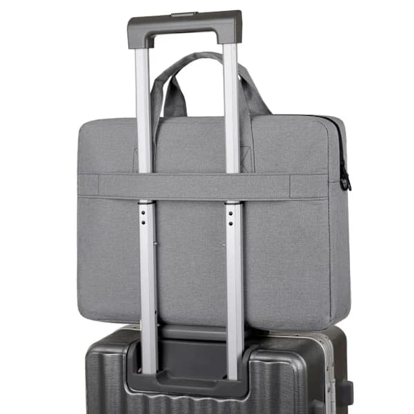 Holdbar og vandtæt laptoptaske til mænd, velegnet til 15- til 16,1-tommer laptops, blå.