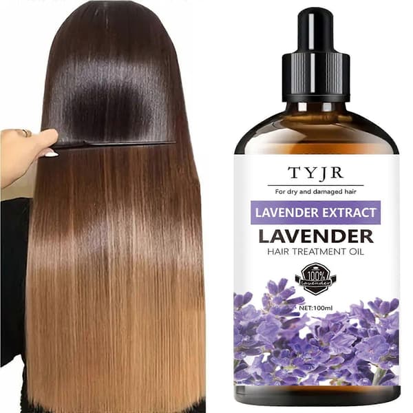 Lavendel återfuktande eterisk olja 100ML, ansikts- och kroppsolja för återfuktning, massage, hårvård, aromaterapi, mångsidig lavendel eterisk olja för 2pcs