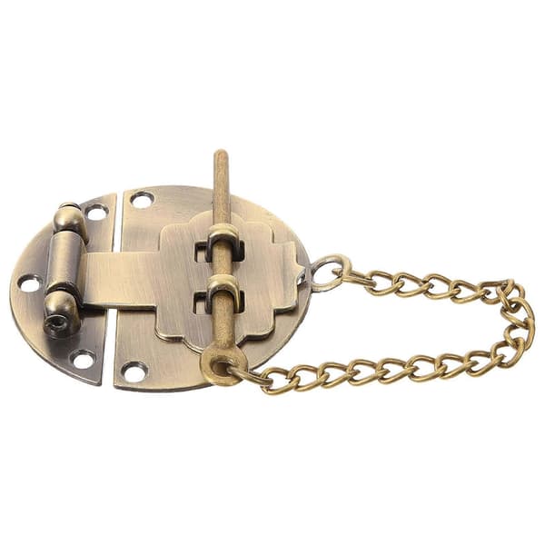 Retro smyckeskrin gångjärn metall hasp spänne dekorativ presentask lås 1-pack