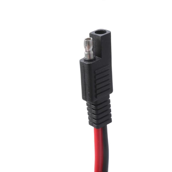 SAE til DC5525 5.5mmx2.1mm hunstik kabel 60cm 16AWG kobber solpanel ledning