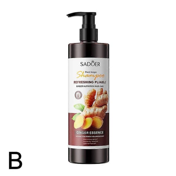 Sadoer Ingefær Shampoo og Balsam styrker hårrødderne og forebygger hårtab. Shampoo