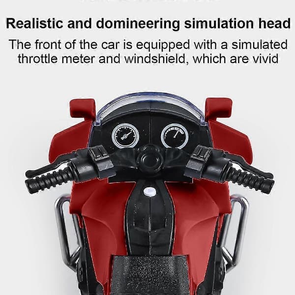 Drenge Trægheds Legetøjs Motorcykel Model 4 Stykker