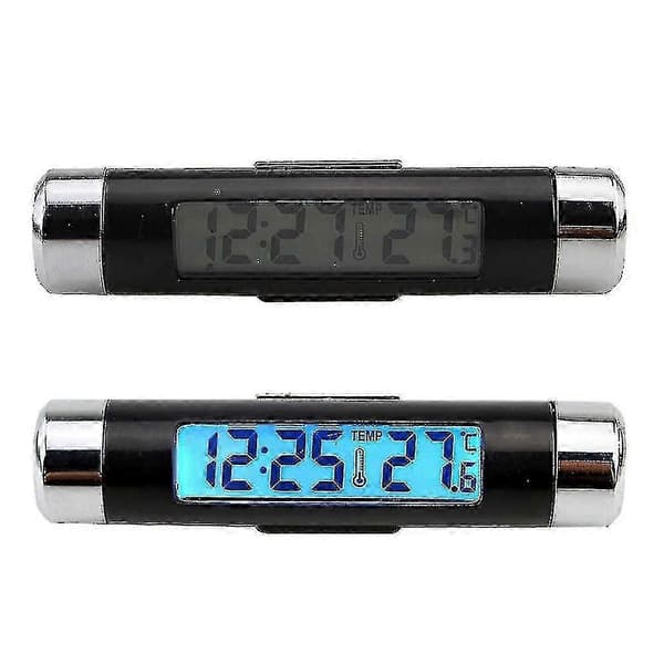 2025 Nyeste Model Biltermometer, natlys ur, biludgangsur, to