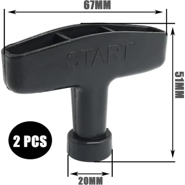 2 spaker - Spak - Spak - Startspak for bensinmotor - Startspak - Universaldeler - Starttilbehør - Startkabel