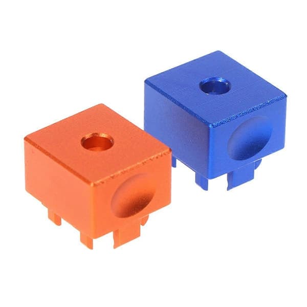 2-i-1 Metallbrytaröppnare Skaftöppnare för Cherry Switch Tester Orange