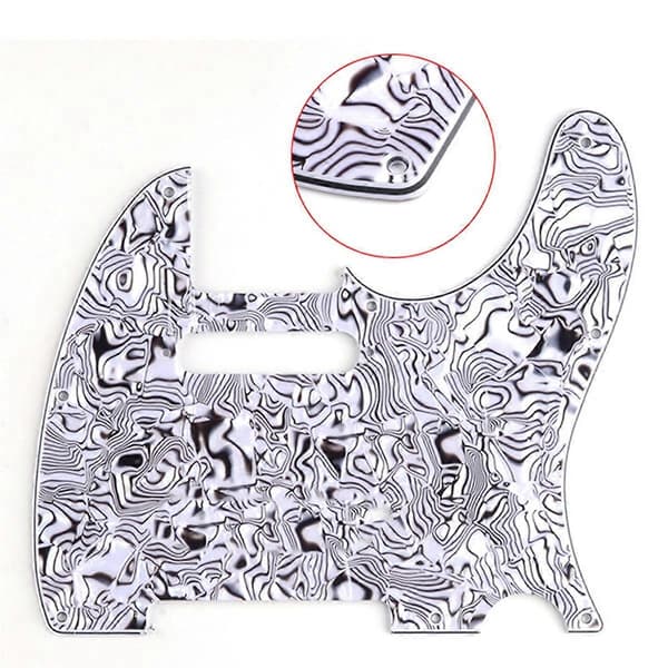 TL Plektrumskydd Gitarrdelar för US Standard 8 Skruvhål TL Gitarr Plektrumskydd, E