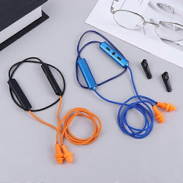 Ørepropper Bluetooth-øretelefon for arbeid, støydemping, hørselvern, byggeplasser, støyende steder Blue