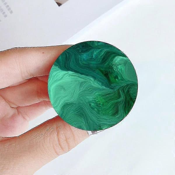 Cool Marmor Bærbar Popsocket Pop Sockets Passer til Mobiltelefon Fleksibel Telefonholder