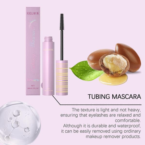 Mascara är en långvarig, festcharmig ögonmakeup och fixerande mascara 3pcs