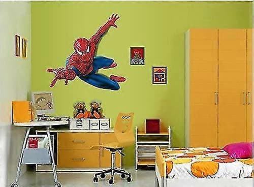 Stora Spiderman Väggdekaler Barn Pojkar Sovrum Dekal Konst Mural Dekor.