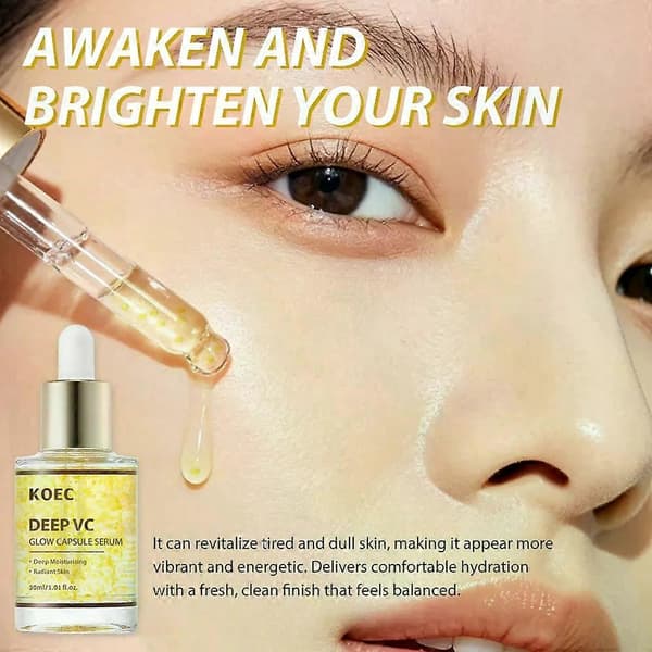 Dyp C-vitaminkapselserum | Hydrerende C-vitaminkapselserum for gusten og ujevn hud