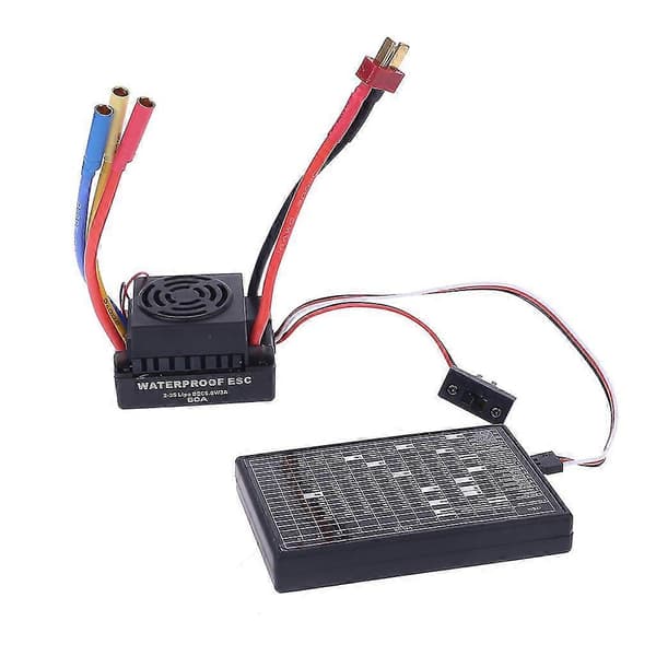 Vanntett 60a børsteløs Esc elektronisk hastighetskontroller bygger inn 5.8v / 3a Bec F