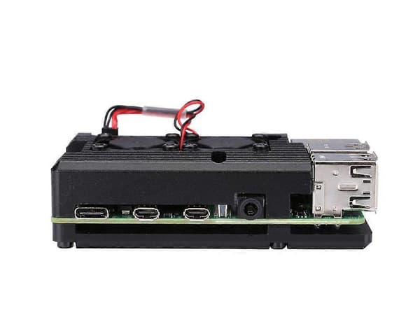 Raspberry Pi Metall 4. Generasjons Skall Raspberry Pi 4. Generasjon b + Aluminiumslegeringsboks 4b Varmeavledningsskalltilbehør