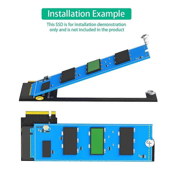 För Rog Ally Handheld Konvertering 2230 till 2280 SSD Expansionskort