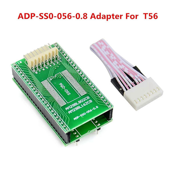 Brugervenlig SOP56 Chip Adapter med Integreret ICSP Kabel til T56 Programmører