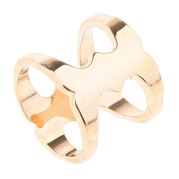 Geometriska halsdukar Spänne Cylinderform Silkeshalsduk Klämma Ring Roséguld