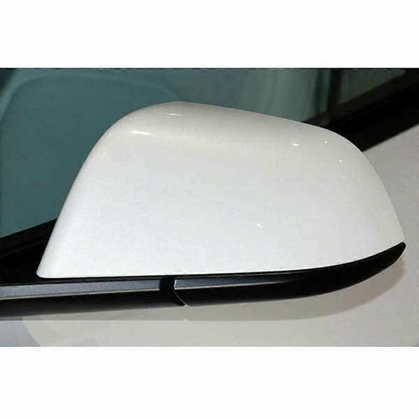 1 st pärlvit vänster sidospegel backspegelkåpa för Tesla Model 3 2017-2021