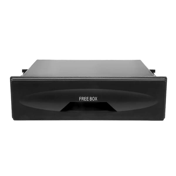 Universal Bilförvaringslåda -38 Enkellagers Auto Single Din Dash Radio Installationsficka-kit 177x5
