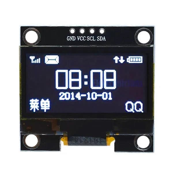 1,3 tums OLED-displaymodul 128x64 LCD-display 4PIN I2C IIC kommunicerar för